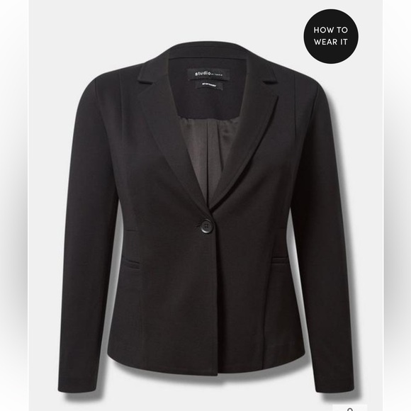 Black Blazer (Torrid) - Picture 3 of 3